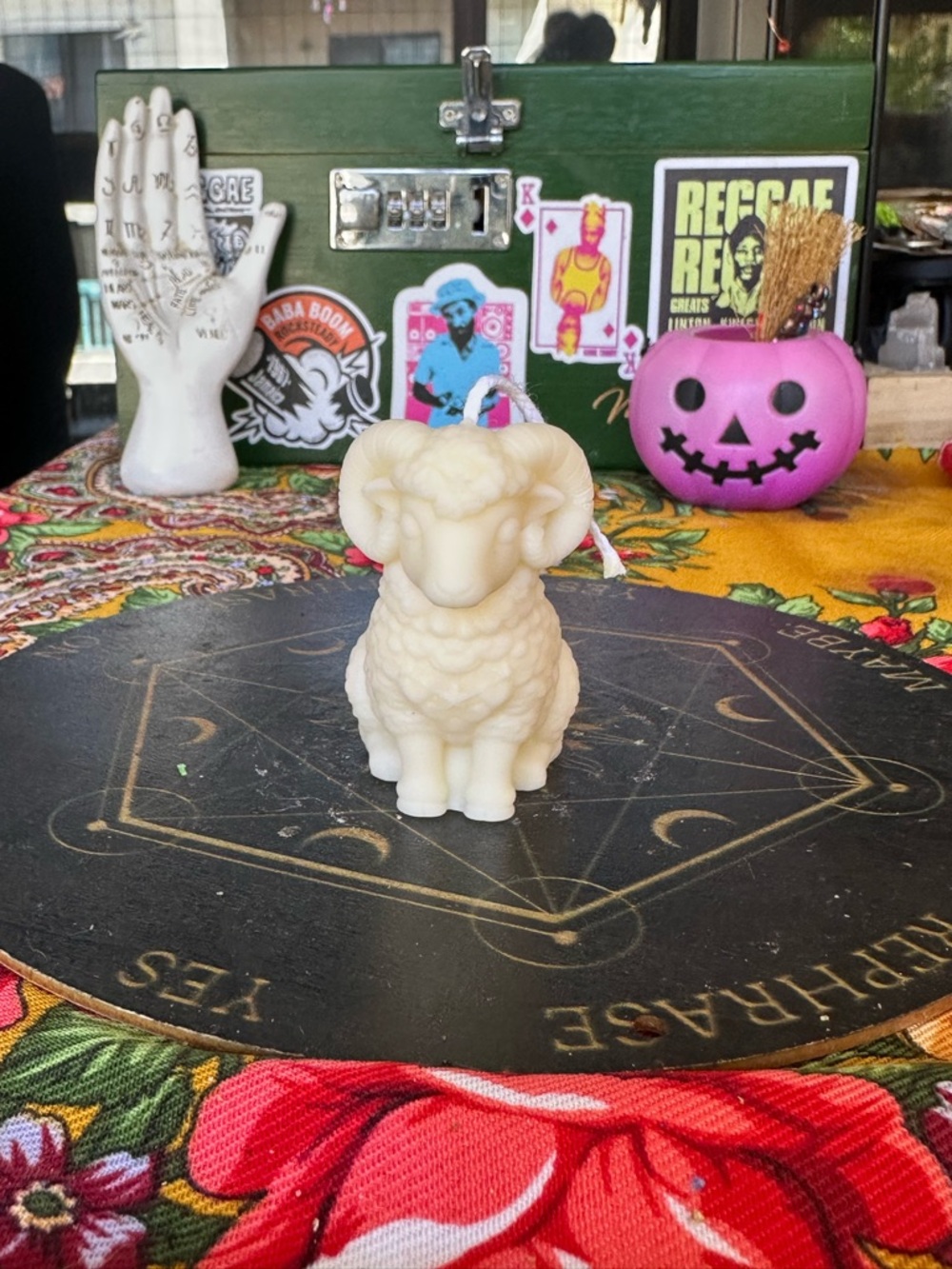 Moon Ram Candle – Ivory Edition